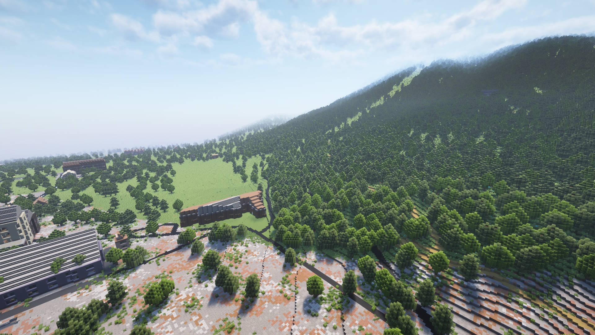 The Alps, Austria - Generated in Minecraft