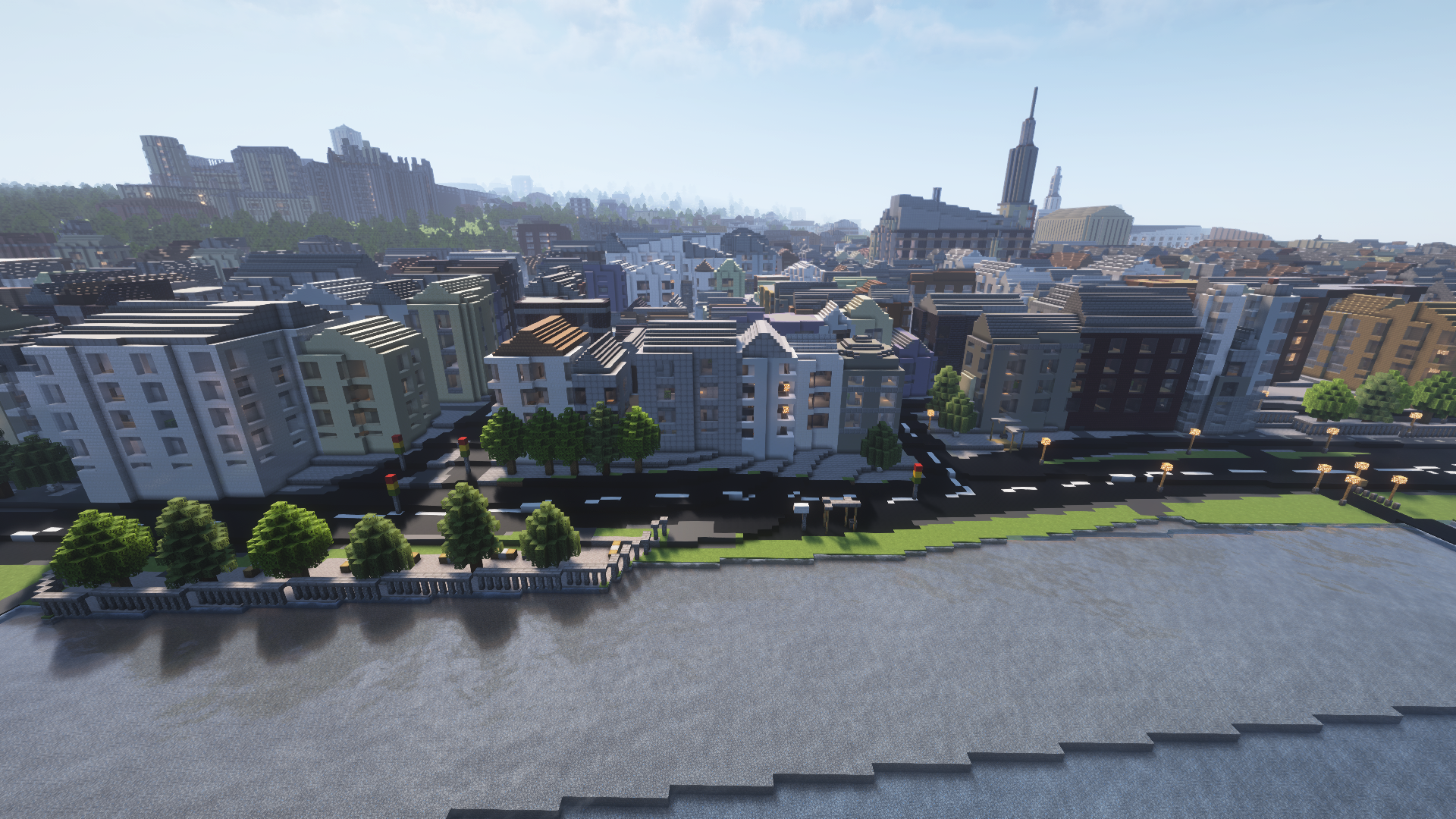Heidelberg rendered in Minecraft via Arnis (angle 3)